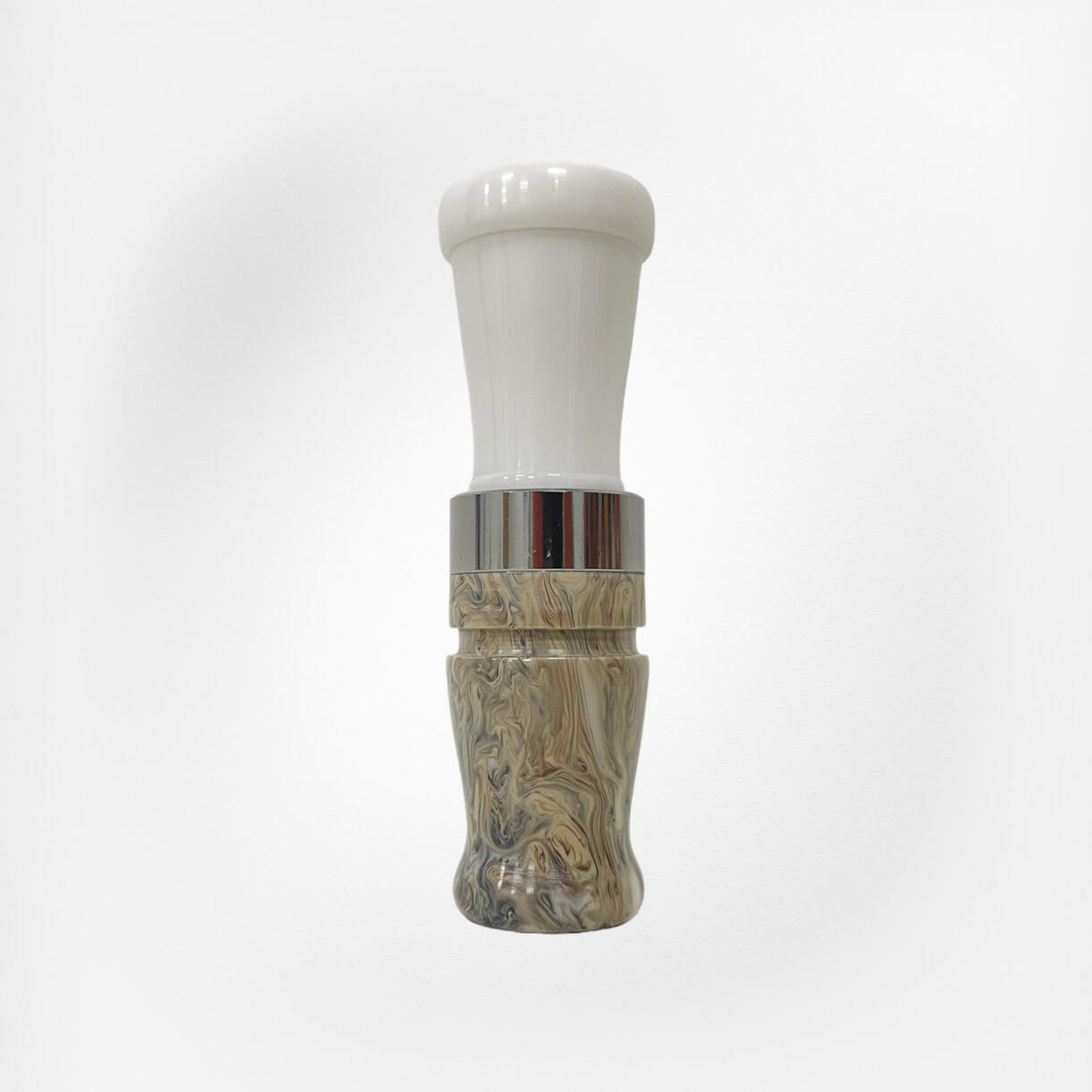 specklebelly goose call with pearl white and marble