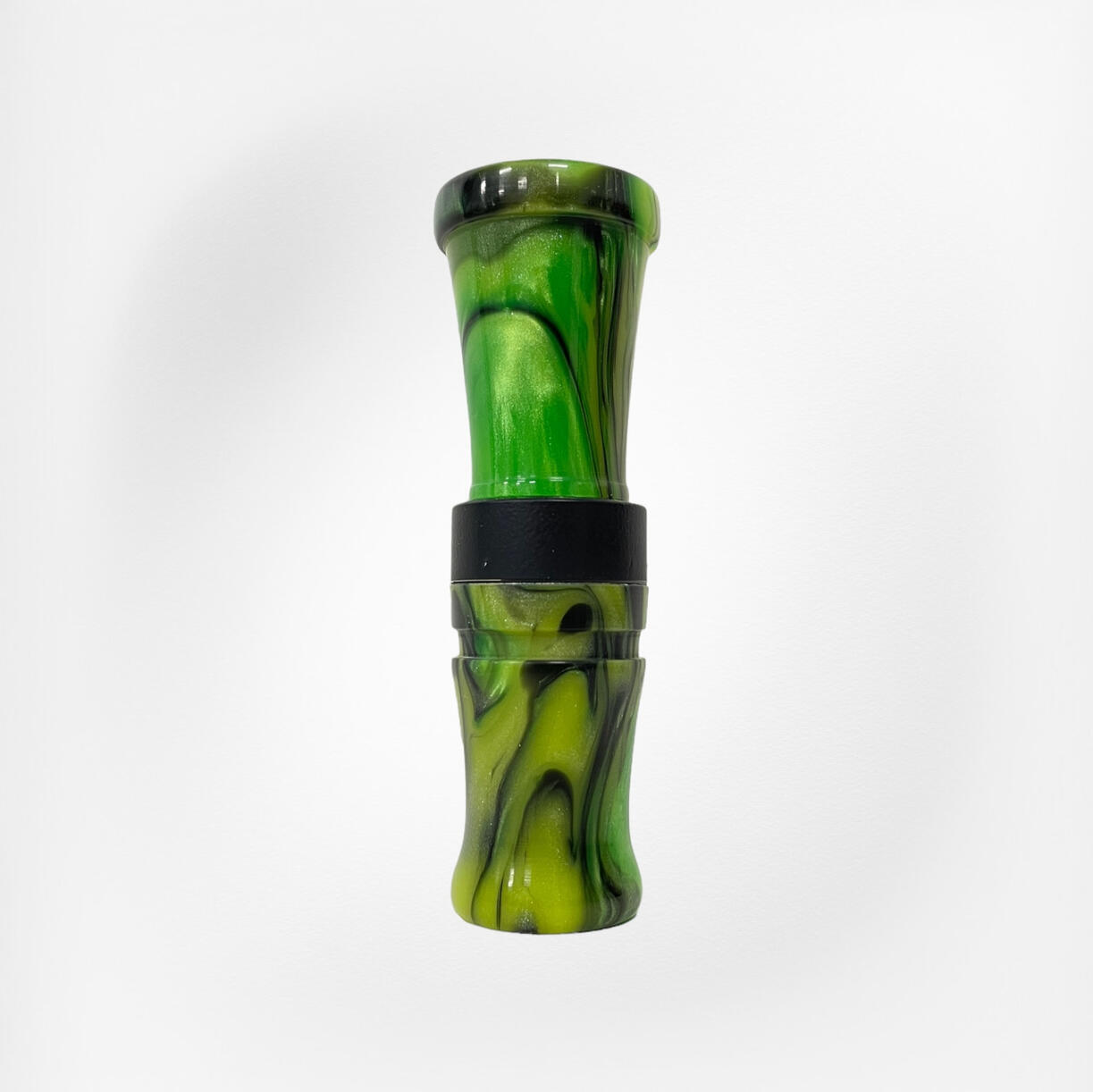 specklebelly goose call green and black