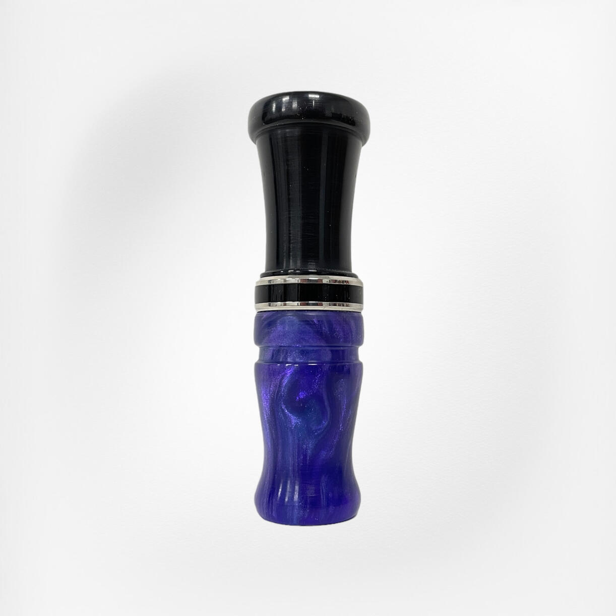 specklebelly goose call purple and black