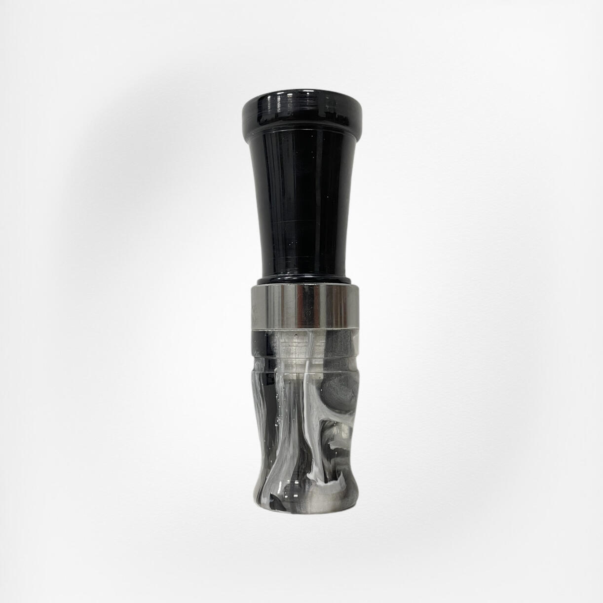 specklebelly goose call pearl black with swirl
